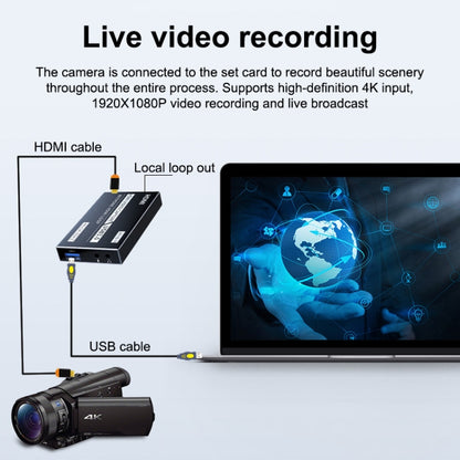 MLX USB 3.0 to HDMI 4K HD Video Capture Card Device USB to HDMI Converter - Video Capture Solutions by PMC Jewellery | Online Shopping South Africa | PMC Jewellery | Buy Now Pay Later Mobicred