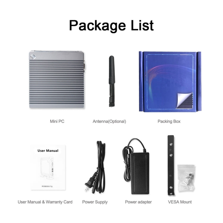 K660S Windows and Linux System Mini PC, Intel Celeron Processor N2840 Quad-Core 1.83- 2.25GHz, 8GB RAM + 128GB SSD, UK Plug - Windows Mini PCs by PMc TechLife | Online Shopping South Africa | PMc TechLife | Buy Now Pay Later Mobicred