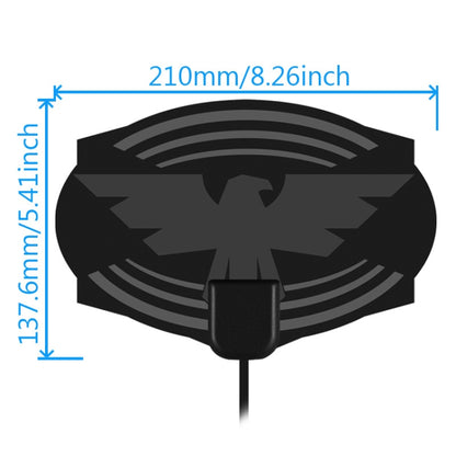 MYC-HDTV049 25dB 4K HDTV Antenna, Reception Range: 150 Miles - DVB-T & Simulation Antenna by PMC Jewellery | Online Shopping South Africa | PMC Jewellery | Buy Now Pay Later Mobicred