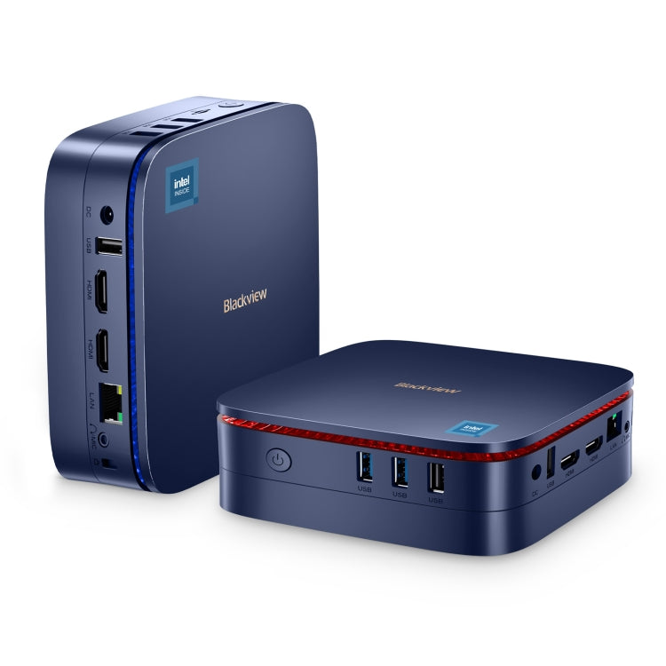 [HK Warehouse] Blackview MP60 Mini PC, 8GB+256GB, Windows 11 Pro Intel Jasper Lake N5095 up to 2.9GHz , EU Plug(Blue) - Windows Mini PCs by Blackview | Online Shopping South Africa | PMC Jewellery