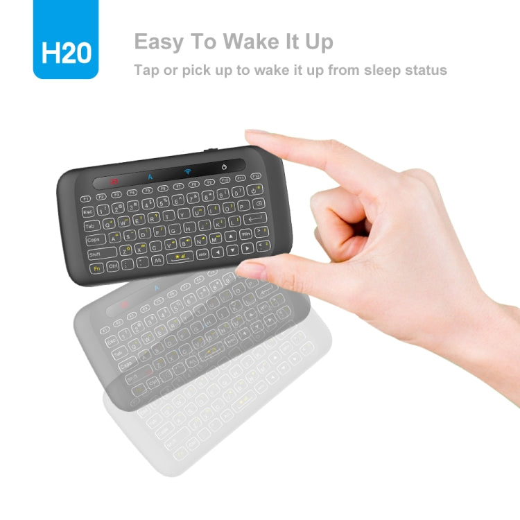 H20 2.4GHz Mini Smart Wireless Multi-Touch Touch Keyboard - MINI PC Accessories & Gadgets by PMC Jewellery | Online Shopping South Africa | PMC Jewellery