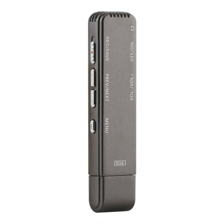 V858 Portable Audio Voice Recorder, 8GB, Support Music Playback -  by PMC TechLife | Online Shopping South Africa | PMC TechLife | Buy Now Pay Later Mobicred