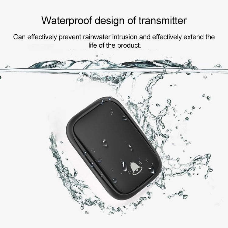CACAZI FA88 Self-Powered Smart Home Wireless Doorbell, US Plug(Black) - Wireless Doorbell by CACAZI | Online Shopping South Africa | PMC TechLife | Buy Now Pay Later Mobicred