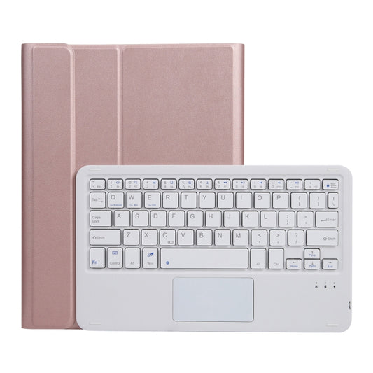 AW11-A Detachable Lambskin Texture Ultra-thin TPU Bluetooth Keyboard Leather Tablet Case with Touchpad & Stand For Huawei MatePad 11 2021(Rose Gold) - Huawei Keyboard by PMC Jewellery | Online Shopping South Africa | PMC Jewellery