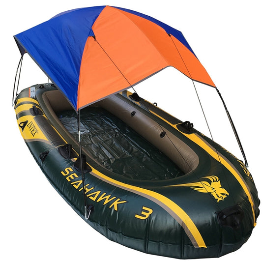 68349 Folding Awning Canoe Rubber Inflatable Boat Parasol Tent for 3 Person,Boat is not Included - Marine Accessories & Parts by PMC Jewellery | Online Shopping South Africa | PMC Jewellery | Buy Now Pay Later Mobicred