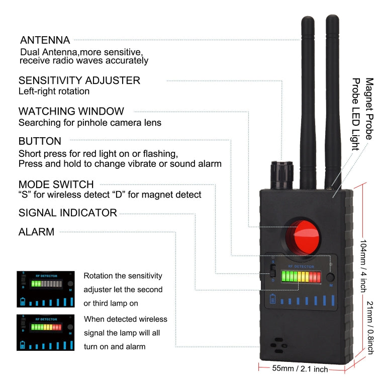 G528 Wireless Signal Detector - WiFi Signal Detector by PMC Jewellery | Online Shopping South Africa | PMC Jewellery