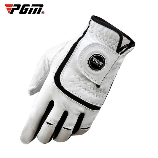 PGM Golf Sheepskin Breathable Non-slip Single Gloves for Men (Color:Left Hand Size:26) - Safety Gloves by PGM | Online Shopping South Africa | PMC Jewellery | Buy Now Pay Later Mobicred