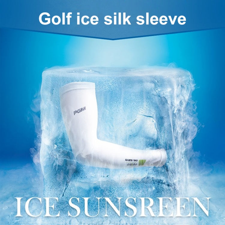 PGM Golf Ice Silk Sunscreen Sleeve for Men and Women (Color:Grey Size:XL) - Sports Safety by PGM | Online Shopping South Africa | PMC Jewellery