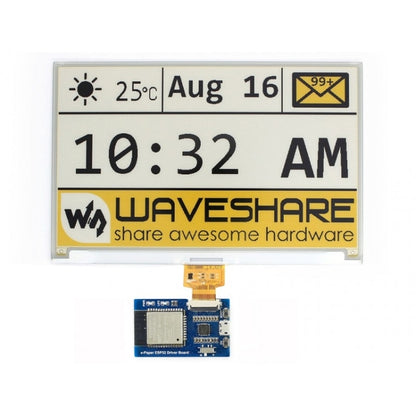 Waveshare Universal e-Paper Raw Panel Driver Board, ESP32 WiFi / Bluetooth Wireless - Modules Expansions Accessories by Waveshare | Online Shopping South Africa | PMC Jewellery | Buy Now Pay Later Mobicred