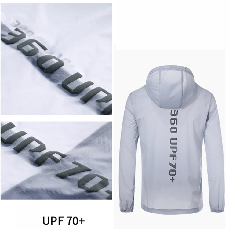 Mens Outdoor UV Proof Breathable Lightweight UPF 70 + Sunscreen Clothes For Couples (Color:Gray Blue Size:S) - Loose Coat by PMC Jewellery | Online Shopping South Africa | PMC Jewellery