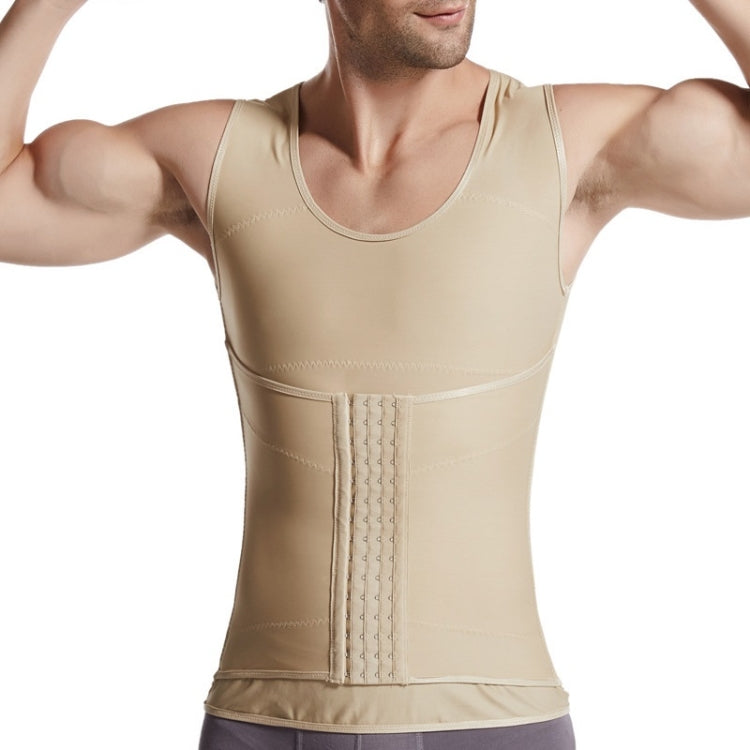 Men Abdomen Shapewear Thin Vest (Color:Flesh Colored Size:XL) - Athletic Wear by PMC Jewellery | Online Shopping South Africa | PMC Jewellery