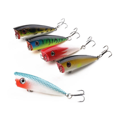 HENGJIA PO035 6cm/6g 5 PCS Simulation Hard Baits Fishing Lures Set Tackle Baits Fit Saltwater and Freshwater - Fishing Lures by HENGJIA | Online Shopping South Africa | PMC Jewellery