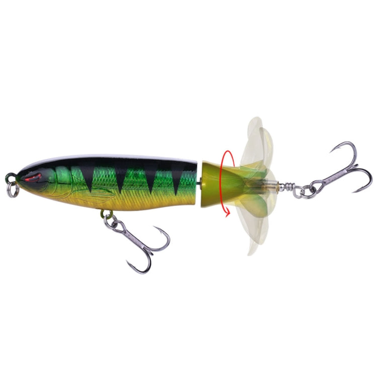 HENGJIA PE018 10cm/13g Propeller Tractor Shaped Hard Baits Fishing Lures Tackle Baits Fit Saltwater and Freshwater (4#) - Fishing Lures by HENGJIA | Online Shopping South Africa | PMC Jewellery
