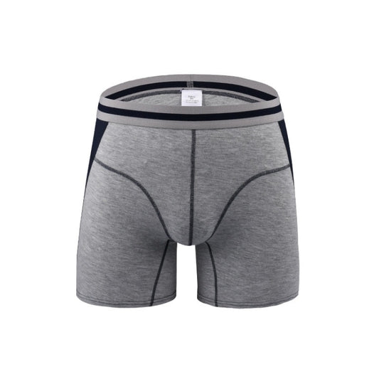 Men Colorblock Knitting Four Corners Underwear (Color:Light Gray Size:XL) - Men Underwear by PMC Jewellery | Online Shopping South Africa | PMC Jewellery