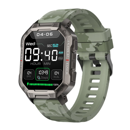 HAMTOD NX3 1.83 inch Smart Watch, Support Bluetooth Call / Sleep / Heart Rate / Blood Oxygen / Blood Pressure Monitoring(Camouflage) - Smart Watches by HAMTOD | Online Shopping South Africa | PMC Jewellery | Buy Now Pay Later Mobicred