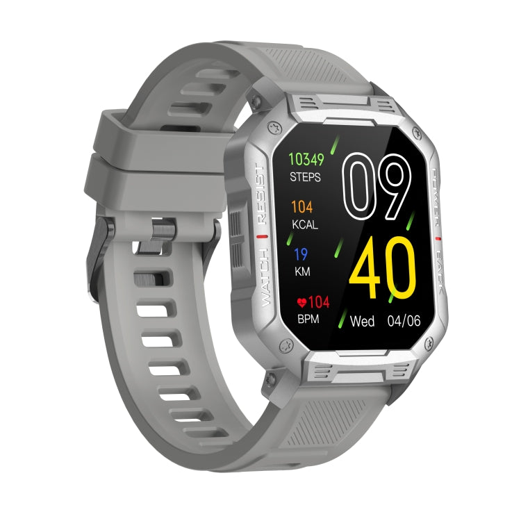 HAMTOD NX3 1.83 inch Smart Watch, Support Bluetooth Call / Sleep / Heart Rate / Blood Oxygen / Blood Pressure Monitoring(Grey) - Smart Watches by HAMTOD | Online Shopping South Africa | PMC Jewellery | Buy Now Pay Later Mobicred