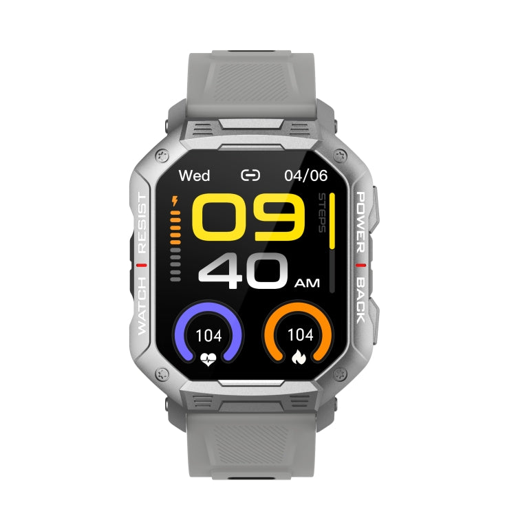 HAMTOD NX3 1.83 inch Smart Watch, Support Bluetooth Call / Sleep / Heart Rate / Blood Oxygen / Blood Pressure Monitoring(Grey) - Smart Watches by HAMTOD | Online Shopping South Africa | PMC Jewellery | Buy Now Pay Later Mobicred