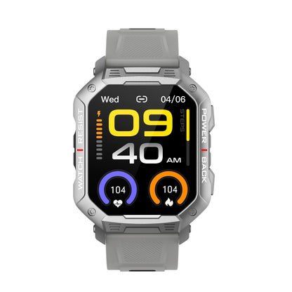 HAMTOD NX3 1.83 inch Smart Watch, Support Bluetooth Call / Sleep / Heart Rate / Blood Oxygen / Blood Pressure Monitoring(Grey) - Smart Watches by HAMTOD | Online Shopping South Africa | PMC Jewellery | Buy Now Pay Later Mobicred