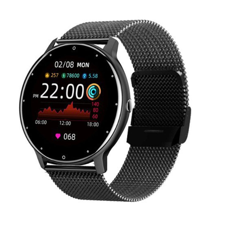 ZL02D 1.28 inch IP67 Waterproof Steel Band Smart Watch Support Heart Rate Monitoring (Black) -  by PMC Jewellery | Online Shopping South Africa | PMC Jewellery