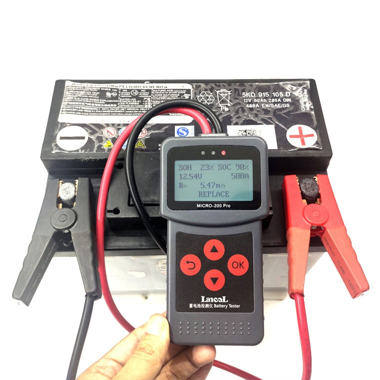 MICRO-200 PRO Car Battery Tester Battery Internal Resistance Life Analyzer, Nordic Version - Code Readers & Scan Tools by PMC TechLife | Online Shopping South Africa | PMC TechLife