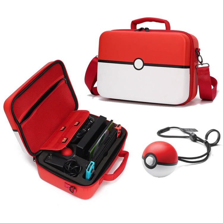 Multi-function Portable Slant Single Shoulder Storage Bag Suitcase Protective Box for Nintendo Switch(Red) - Bags by PMC Jewellery | Online Shopping South Africa | PMC Jewellery