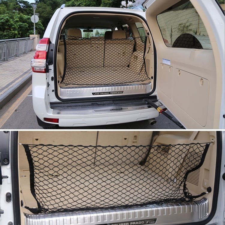 4 Hook Vehicle Universal Fit Trunk Mesh Cargo Storage Organizer Car Van SUV Back Item Net - free shipping - PMC TechLife - Order now!