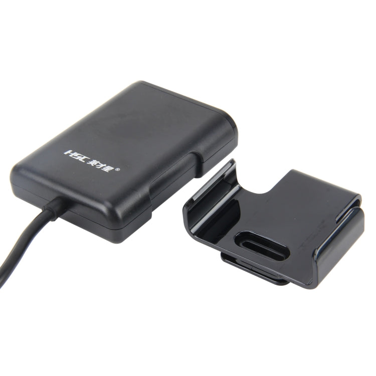 HSC-600D 3USB 7.2AMP DC 5V 2.4A and 4.8A 3-Port Passenger Car Charger Mounted Before and After Charging with Voltage, Cable Length: 1.8m - Car Charger by PMC Jewellery | Online Shopping South Africa | PMC Jewellery