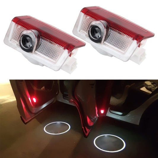 2 PCS LED Car Door Welcome Logo Car Brand 3D Shadow Light for Mercedes-Benz - Door Lights by PMC Jewellery | Online Shopping South Africa | PMC Jewellery