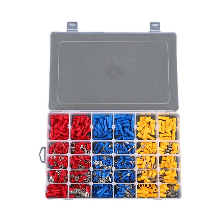 480 PCS Cold Press Electrical Insulated Terminals Crimp Connectors Assortment Kit - Booster Cable & Clip by PMC Jewellery | Online Shopping South Africa | PMC Jewellery