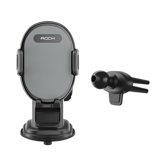 ROCK SPACE RAM0009 Suction Cup Retractable Rotating Mechanical Car Holder, Suitable for Phones within 66-102mm Width - Car Holders by ROCK | Online Shopping South Africa | PMC Jewellery