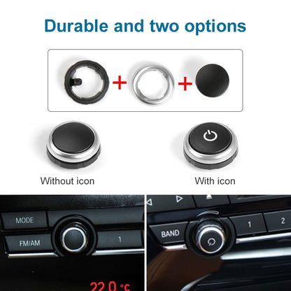 Car Radio Switch Button CD Player Volume Knob 64119350272 for BMW F15 - Car Switches by PMC Jewellery | Online Shopping South Africa | PMC Jewellery