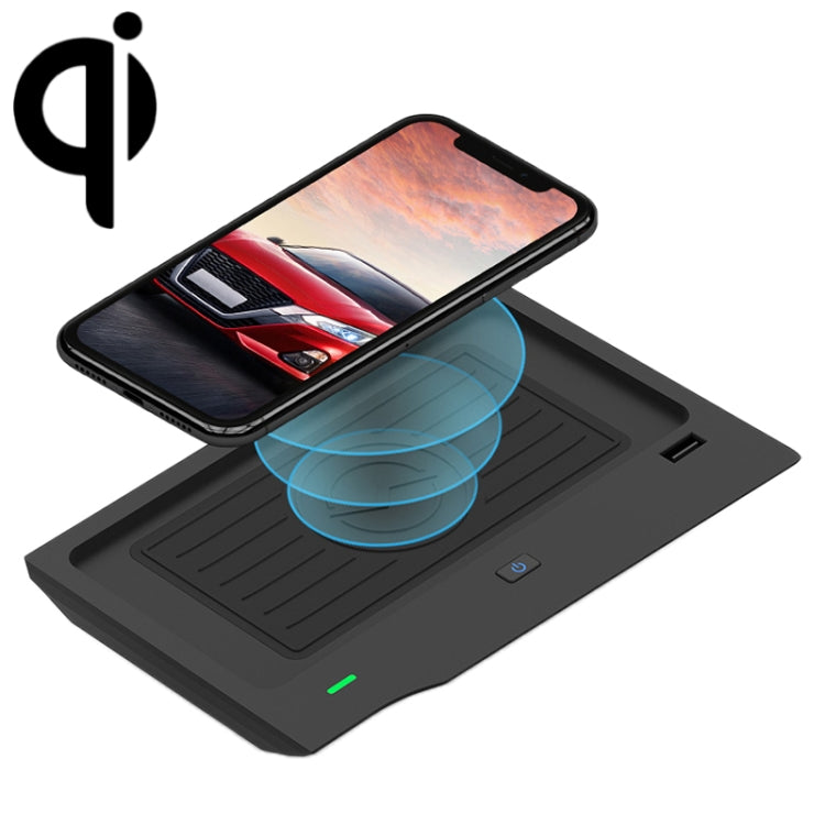 Car Qi Standard Wireless Charger 10W Quick Charging for Nissan Teana 2019-2020, Left Driving - Wireless Charging Pads by PMC Jewellery | Online Shopping South Africa | PMC Jewellery