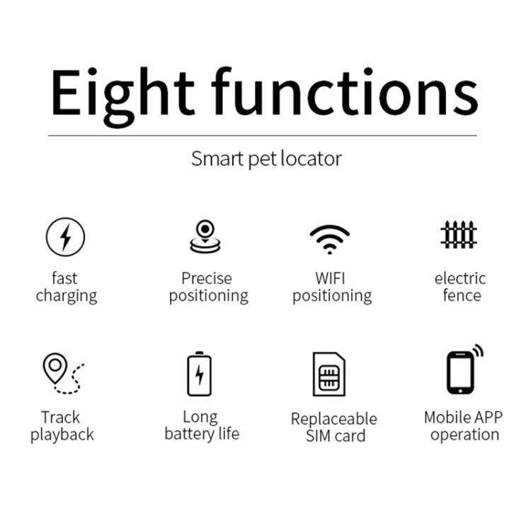 P03 2G Waterproof Pet GPS Tracker GPS+AGPS+WiFi+LBS Locator - Pet Tracker by PMC Jewellery | Online Shopping South Africa | PMC Jewellery