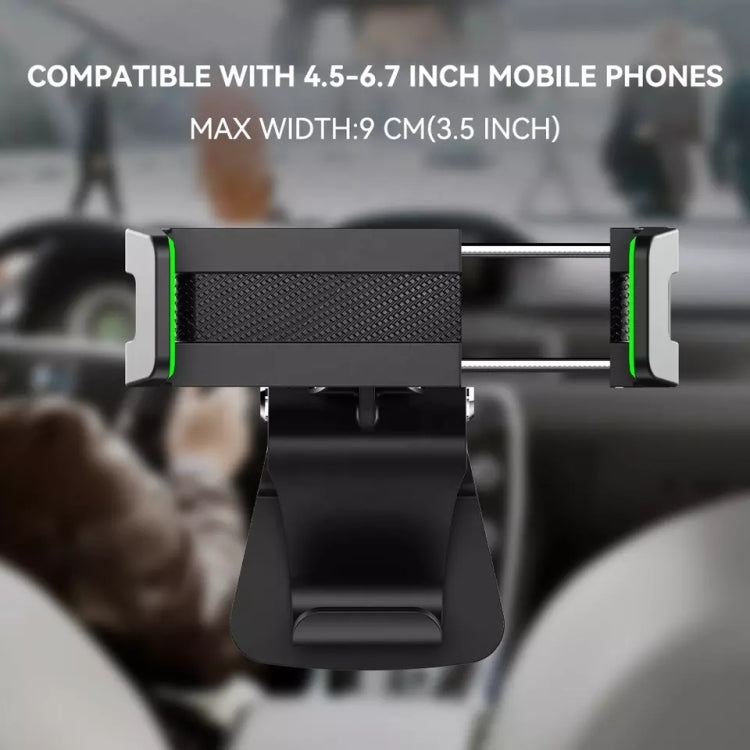 Multifunctional Car Sun Visor Rear Seat Mobile Phone Holder (Grey) - Car Holders by PMC TechLife | Online Shopping South Africa | PMC TechLife