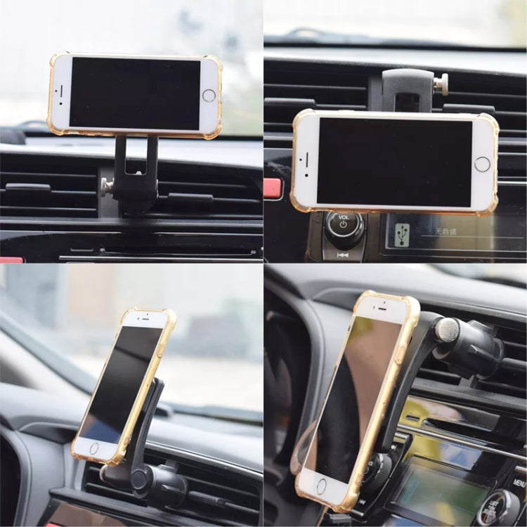 Multifunctional Car Air Conditioner Air Outlet Magnetic Phone Holder (Green) - Car Holders by PMC Jewellery | Online Shopping South Africa | PMC Jewellery