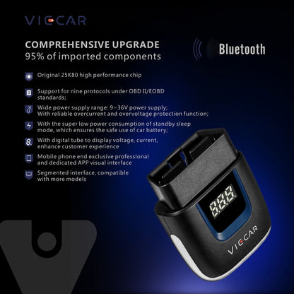 Viecar VP001 Car Mini OBD Fault Detector V2.2 Bluetooth Diagnostic Tool - Code Readers & Scan Tools by PMC Jewellery | Online Shopping South Africa | PMC Jewellery