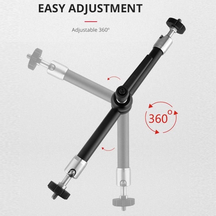YELANGU 11 inch Adjustable Friction Articulating Magic Arm (Black) - free shipping - PMC TechLife - Order now!