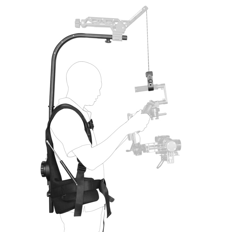 YELANGU B1 Stabilizer Vest Camera Support System for DSLR & DV Cameras, Load: 8-18kg (Black) - free shipping - PMC TechLife - Order now!