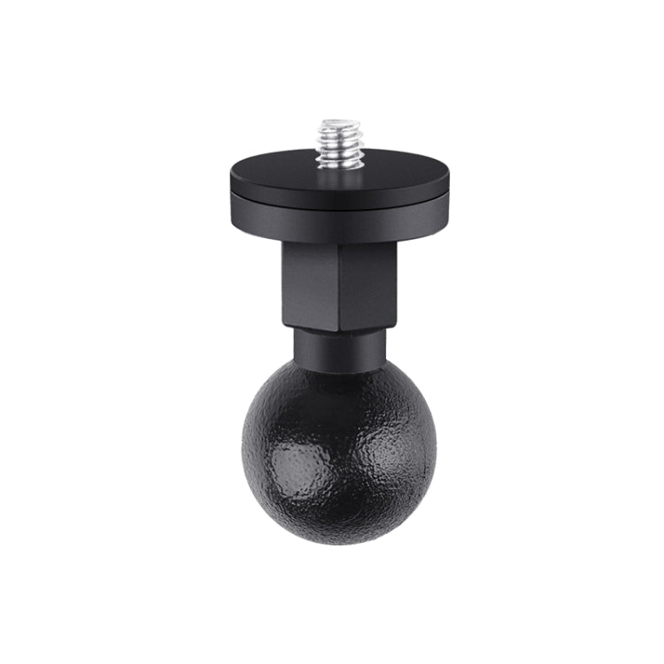 25mm 1/4 inch Screw ABS Ball Head Adapter Mount(Black) - Mount & Holder by PMC TechLife | Online Shopping South Africa | PMC TechLife