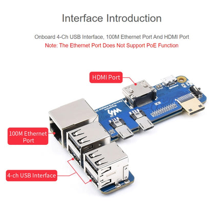 Waveshare Raspberry Pi Zero To 3B Adapter for Raspberry Pi 3 Model B/B+ - Modules Expansions Accessories by WAVESHARE | Online Shopping South Africa | PMC Jewellery | Buy Now Pay Later Mobicred