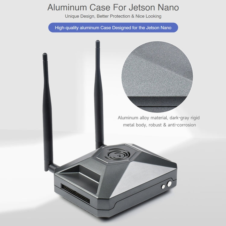 Waveshare Aluminum Case Type F for Jetson Nano Development Kit - free shipping - PMC TechLife - Order now!