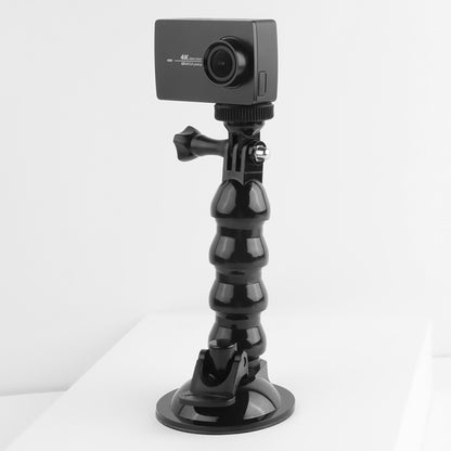 Suction Cup Jaws Flex Clamp Mount for GoPro, Insta360, DJI and Other Action Cameras(Black) - Mount & Holder by PMC Jewellery | Online Shopping South Africa | PMC Jewellery | Buy Now Pay Later Mobicred