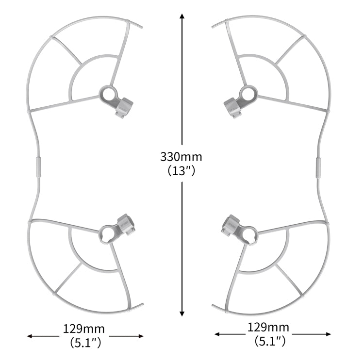 STARTRC Drone Propeller Protective Guard Anti-collision Ring for DJI Mini 3 Pro (Grey) - Other by STARTRC | Online Shopping South Africa | PMC TechLife | Buy Now Pay Later Mobicred