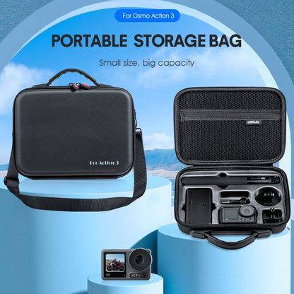For DJI Osmo Action 3 STARTRC Camera and  Accessories Storage Case Bag(Black) -  by STARTRC | Online Shopping South Africa | PMC Jewellery