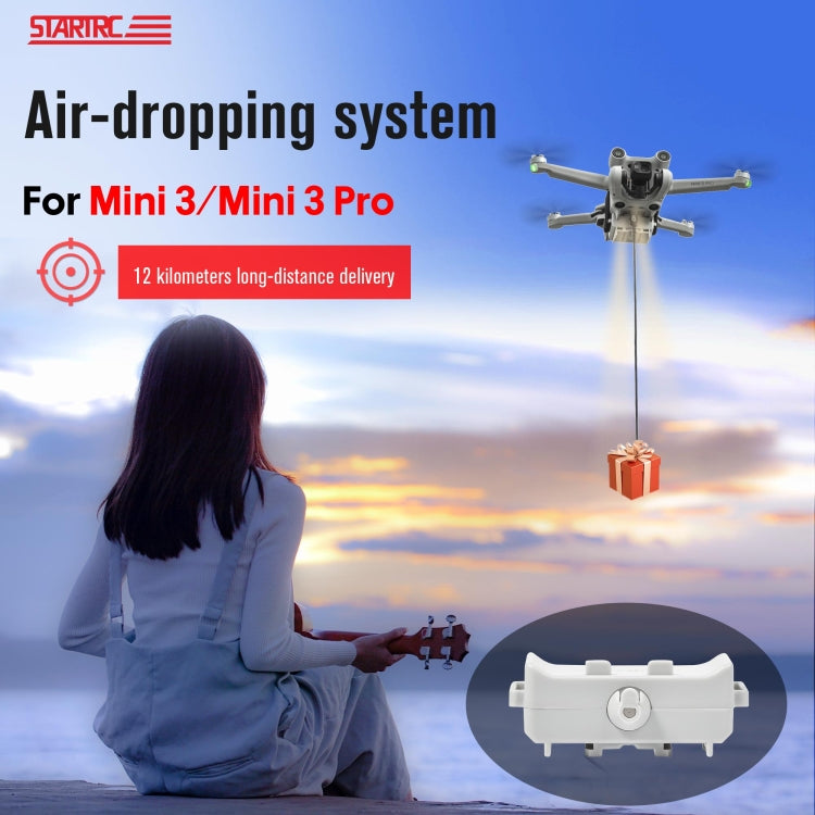 For DJI Mini 3 / Mini 3 Pro STARTRC Air-Dropping System Thrower Parabolic Bracket (Grey) - free shipping - PMC TechLife - Order now!