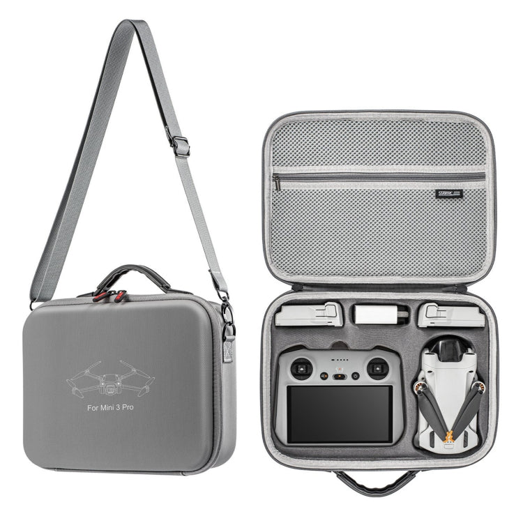 For DJI Mini 3 Pro / RC with Screen STARTRC Waterproof Shoulder Storage Bag Handbag(Grey) - Carry Cases & Bags by STARTRC | Online Shopping South Africa | PMC TechLife | Buy Now Pay Later Mobicred