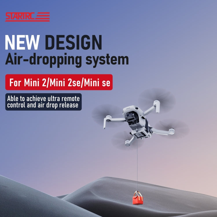 For DJI Mini 2 / Mini 2 SE / Mini 3 / Pro STARTRC Air-Dropping System Thrower Parabolic Bracket (Grey) - Other by STARTRC | Online Shopping South Africa | PMC Jewellery | Buy Now Pay Later Mobicred