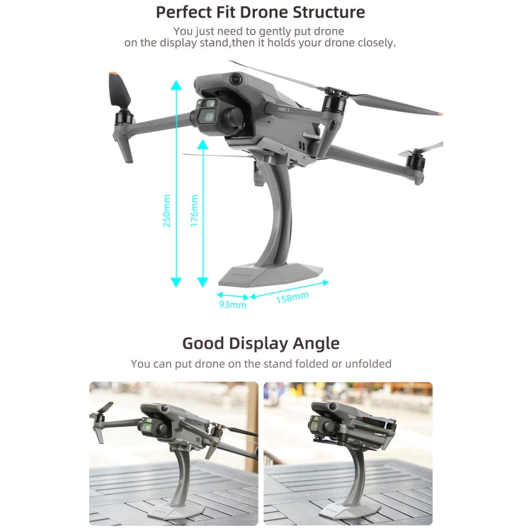 For DJI Mavic 3 / Mavic 2 / Mavic Pro Sunnylife ZJ566 Drone Bracket Desktop Display Stand (Grey) - Holder Series by Sunnylife | Online Shopping South Africa | PMC Jewellery