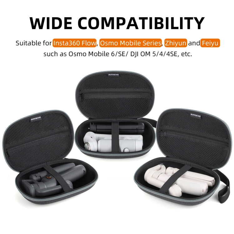 Portable Storage Bag Box For DJI OSMO Mobile Series / Insta360 Flow / ZHIYUN / FEIYU(Grey) -  by Sunnylife | Online Shopping South Africa | PMC Jewellery