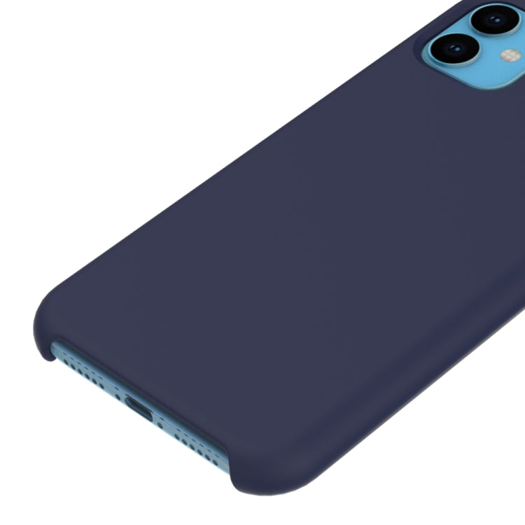 For iPhone 11 Solid Color Liquid Silicone Shockproof Case (Baby Blue) - iPhone 11 Cases by PMC TechLife | Online Shopping South Africa | PMC TechLife